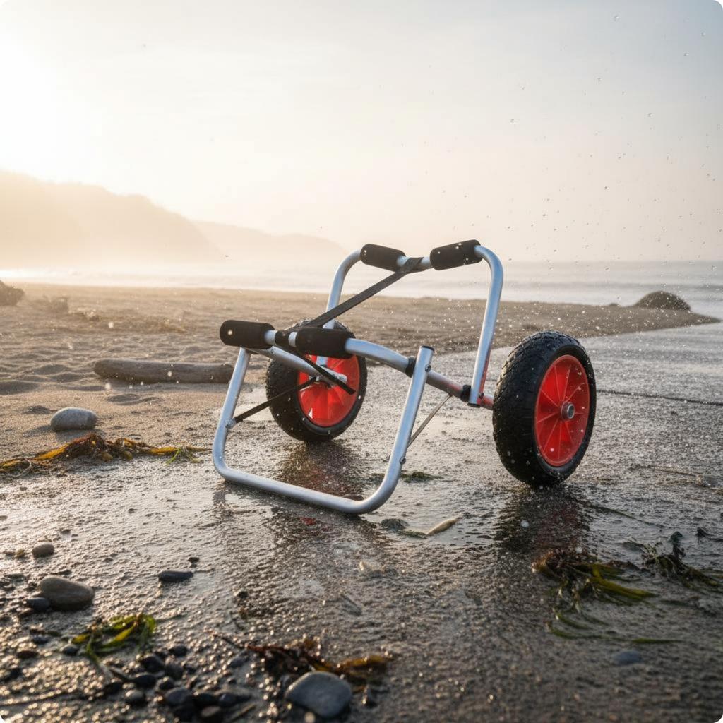 Sup Trolley Aluminum Alloy Kayak Transport Trolley Kayak Trolley High Load Capacity Watercraft Trolley Heavy Duty For Beach