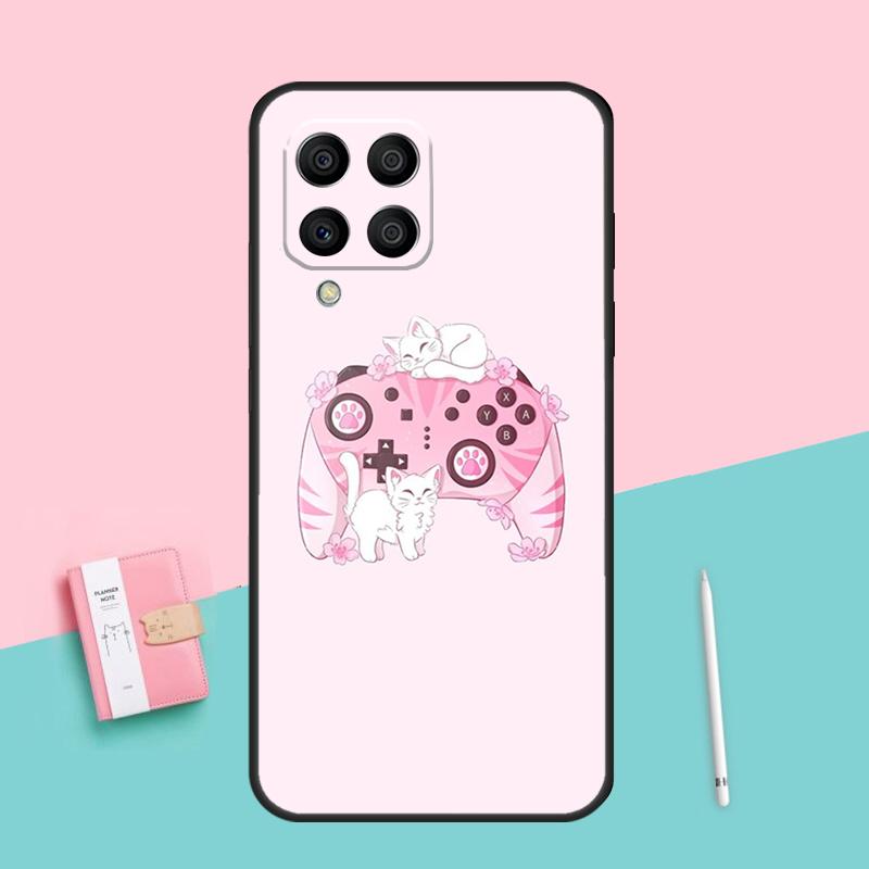 90s Sweet Kawaii Game Controller For Samsung Galaxy M16 M31 M21 M33 M53 M13 M12 M32 M52 M11 M35 M55 M15 M14 M34 M54 M06 Case