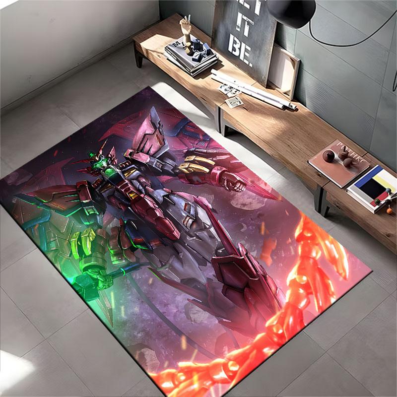 "Robot Warrior In Space Theme" Suitable As a Non-slip Mat for the Living Room or Bedroom Sofa