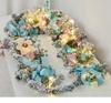 Enchanted Snowy Christmas Rattan Wreath for Window and Mall Displays