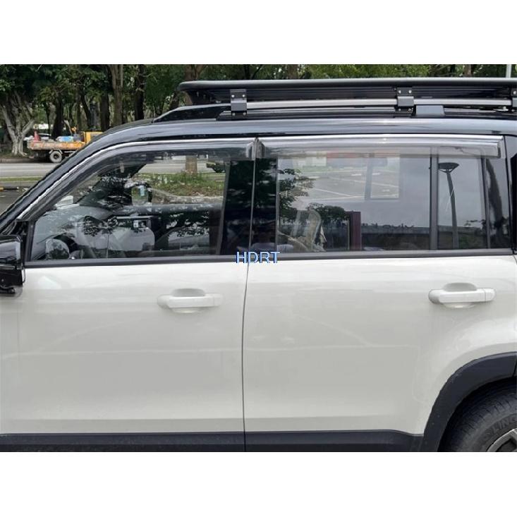 For Chevrolet Spark EUV 2024 + Window Visor Side Vent Sun Rain Deflector Weather Shield Shelter Cover Car Styling Accessories