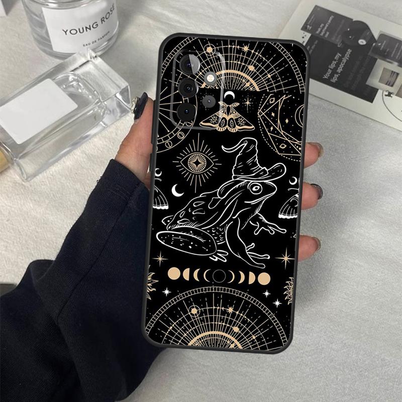 Witch Frog Case For Samsung Galaxy A54 A34 A14 A36 A56 A06 A13 A53 A32 A12 A22 A52 A35 A17 A16 A55 A15
