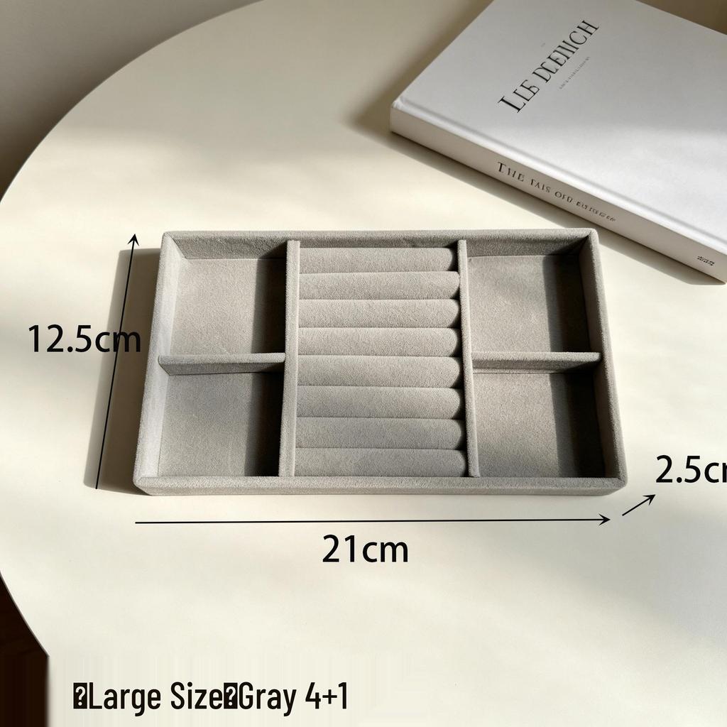 Multi-Functional Jewelry Storage Box & Display Tray for Accessories