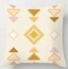 Geometric Abstract Pattern Plush Square Cushion Cover Family Chair Living Room Bedroom Sofa Decorative Pillowcase 45X45Cm