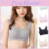 Seamless Plus Size Padded Sports Bra With Breathable Elastic And U Back Design