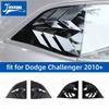 BBR1 JIDIXIAN Auto Heckscheiben-Louver Dekorationsabdeckung Spoiler Seitenschwanz Dreieck Jalousie passend für Dodge Challenger 2010 Up