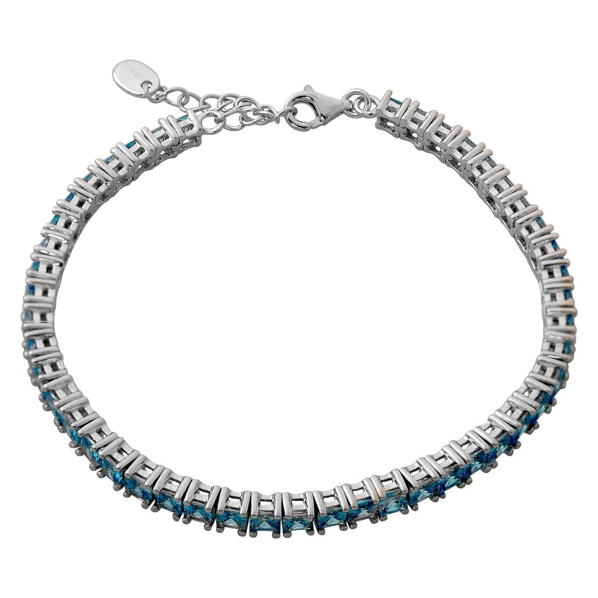 

Срібна каблучка з фіанітами, вага виробу 11,14 гр (60002015) 16-19cm