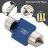 White 31MM LED Car Interior Dome Map Door License Plate Light Bulb DC 12V 600LM