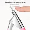 U-Shaped Nail Clippers and File for Gel Extensions - Salon-Quality Manicure Tool Set