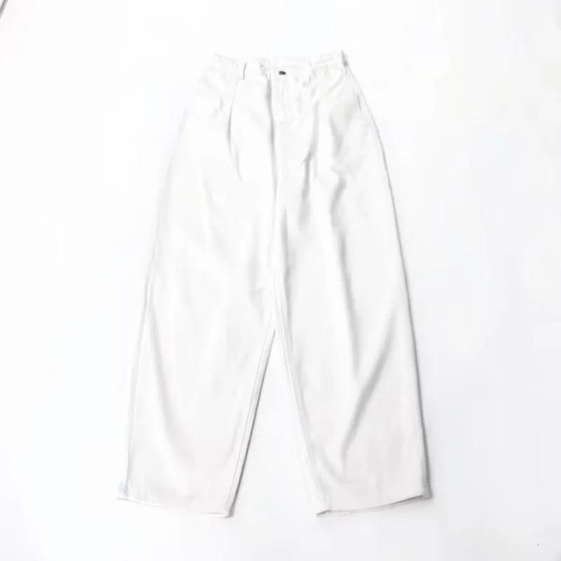 Herren Trendige Locker Geschnittene Gerade Fallende Weitbeinige Einfarbige Freizeithose