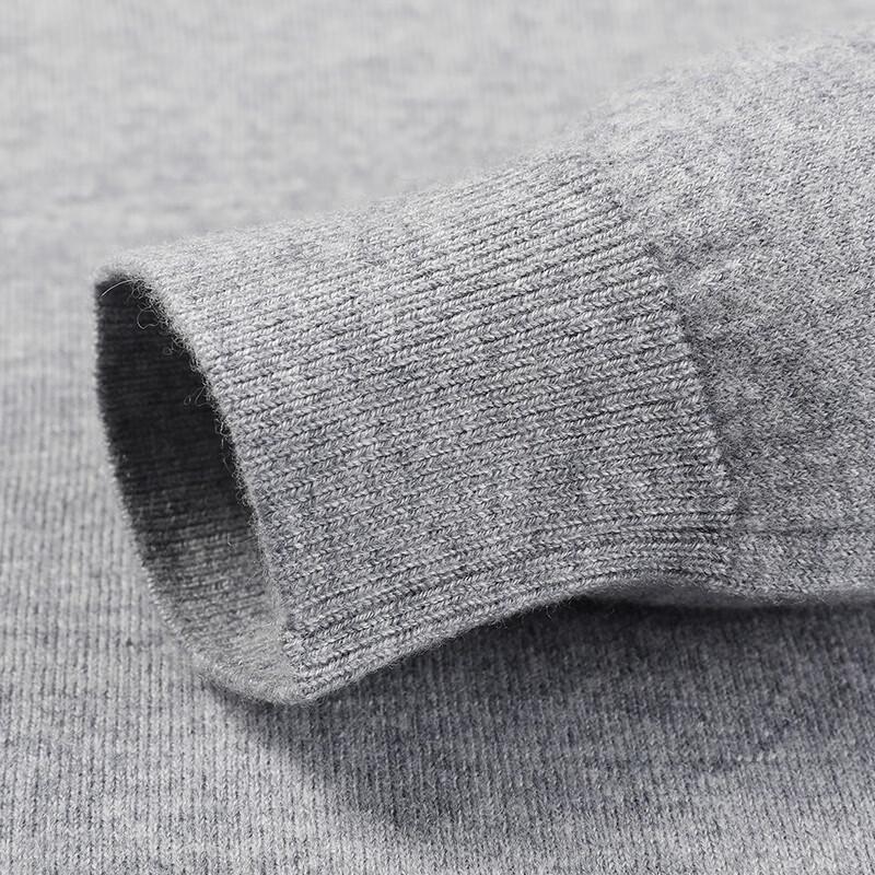 FORTEI Men's 100% Pure Wool V-Neck Pullover Sweater