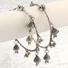 2pcs Zinc Zinc Alloy Bohemian Style  Bracelets Elegant Multi-Drop Ornament Bangle Bell Charm Bracelet  Daily