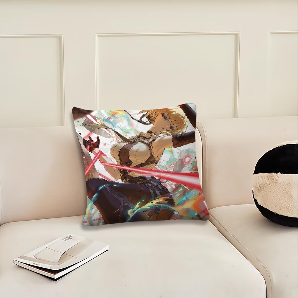 Game Zenless Zone Zero Evelyn Chevalier Cushion Cover Pillow Cover Decoration Room Home Sofa Living Office Car Nordic Simplicity