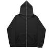 Grenzüberschreitendes Sweatshirt mit Reißverschluss für den Außenhandel, 2025 Cardigan-Hoodie, Vollreißverschluss-Hoodie, Hoodie mit glattem Einsatz
