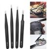 TE-042 TE-043 6-9PCS ESD Tweezers Stainless Steel Precision Anti-Static Electronics Soldering Repair Tools Tweezers