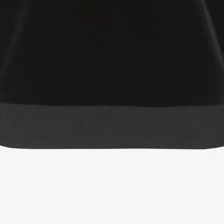 Armani Exchange FW23 Letter Logo Embroidered Crewneck Sweatshirt Women Sweatshirt Black 6RYM55-YJ9WZ-1200