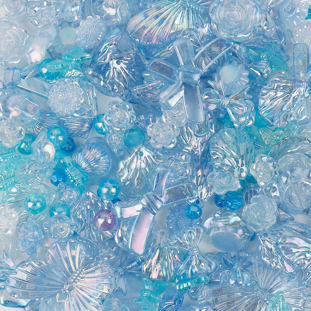 

20g/bag Acrylic Beads Flower Butterfly Leaf Beads For DIY Crafts Jewelry Making Accessories mix 20g