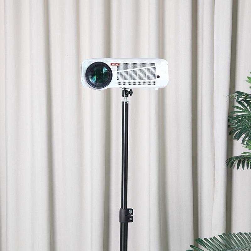 Aluminum Desk Projector Stand For Projectors Cameras And Webcams Lightweight For Home Office And Studio Use