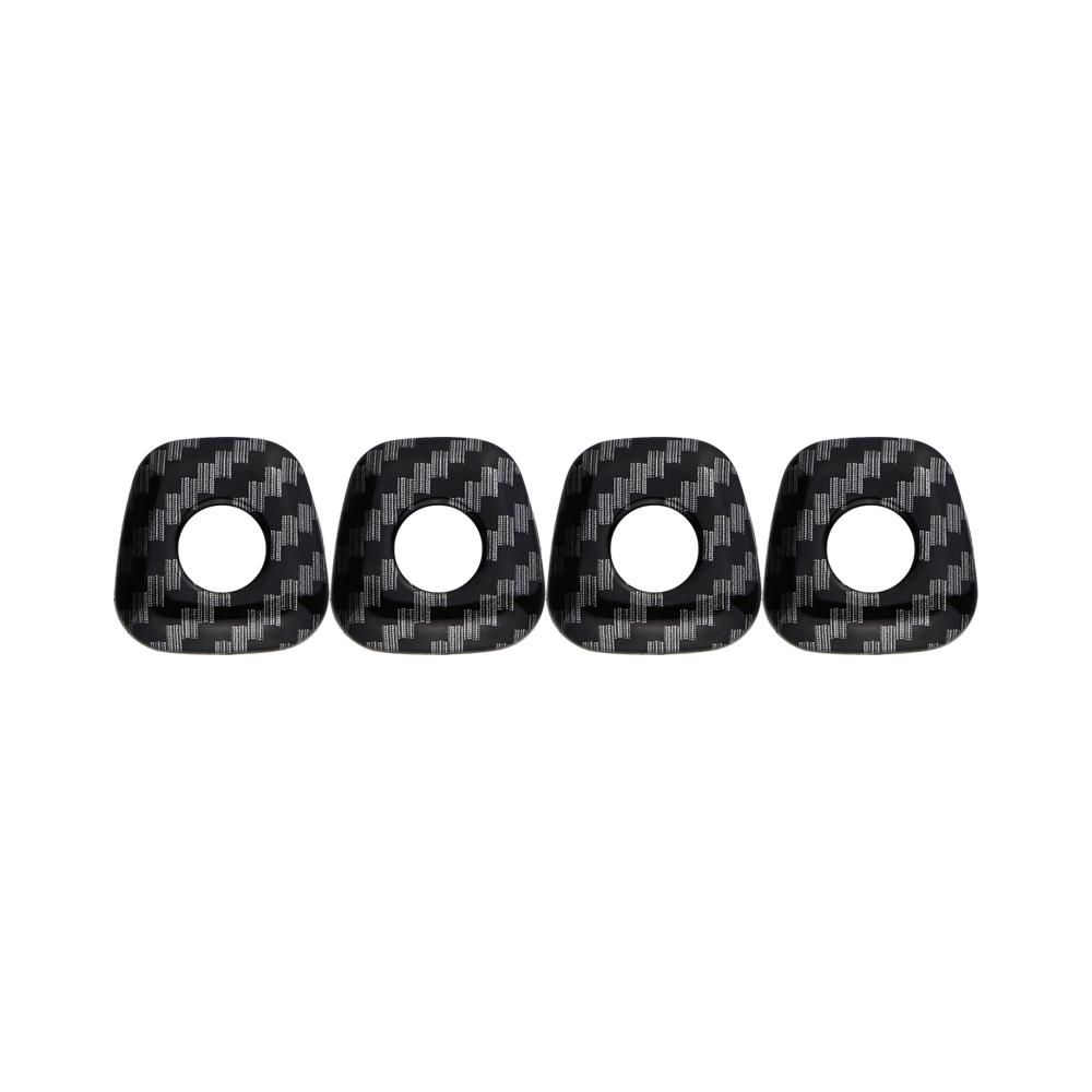 4Pcs/set Door Lock Pins Cover Trim for BMW X1 F48 X2 F39 2016-2022 Car Door Lock Ring Panel ABS Sticker Accessories