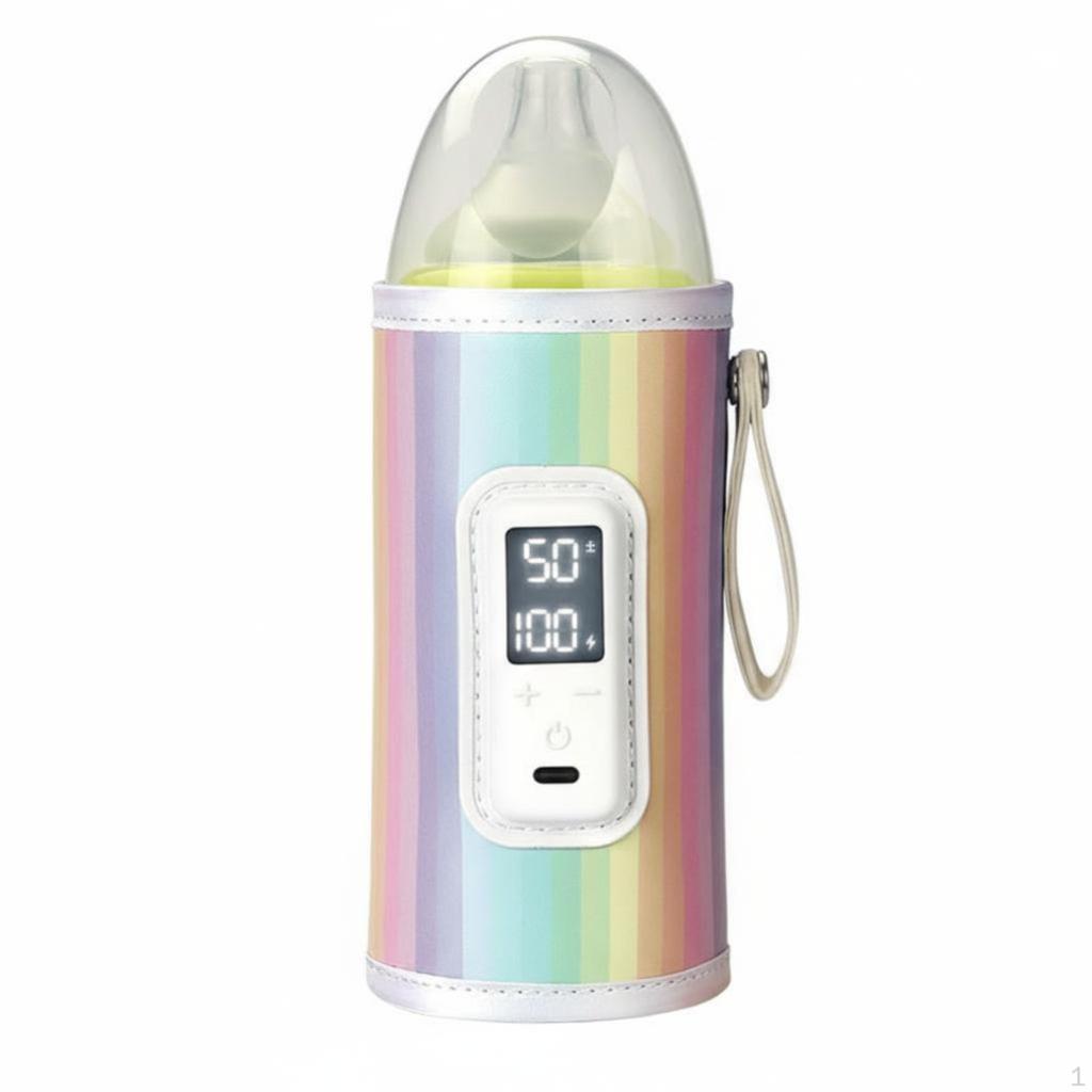 Bottle Warmer for Travel, Fast Heating, Adjustable Temperature Yellow