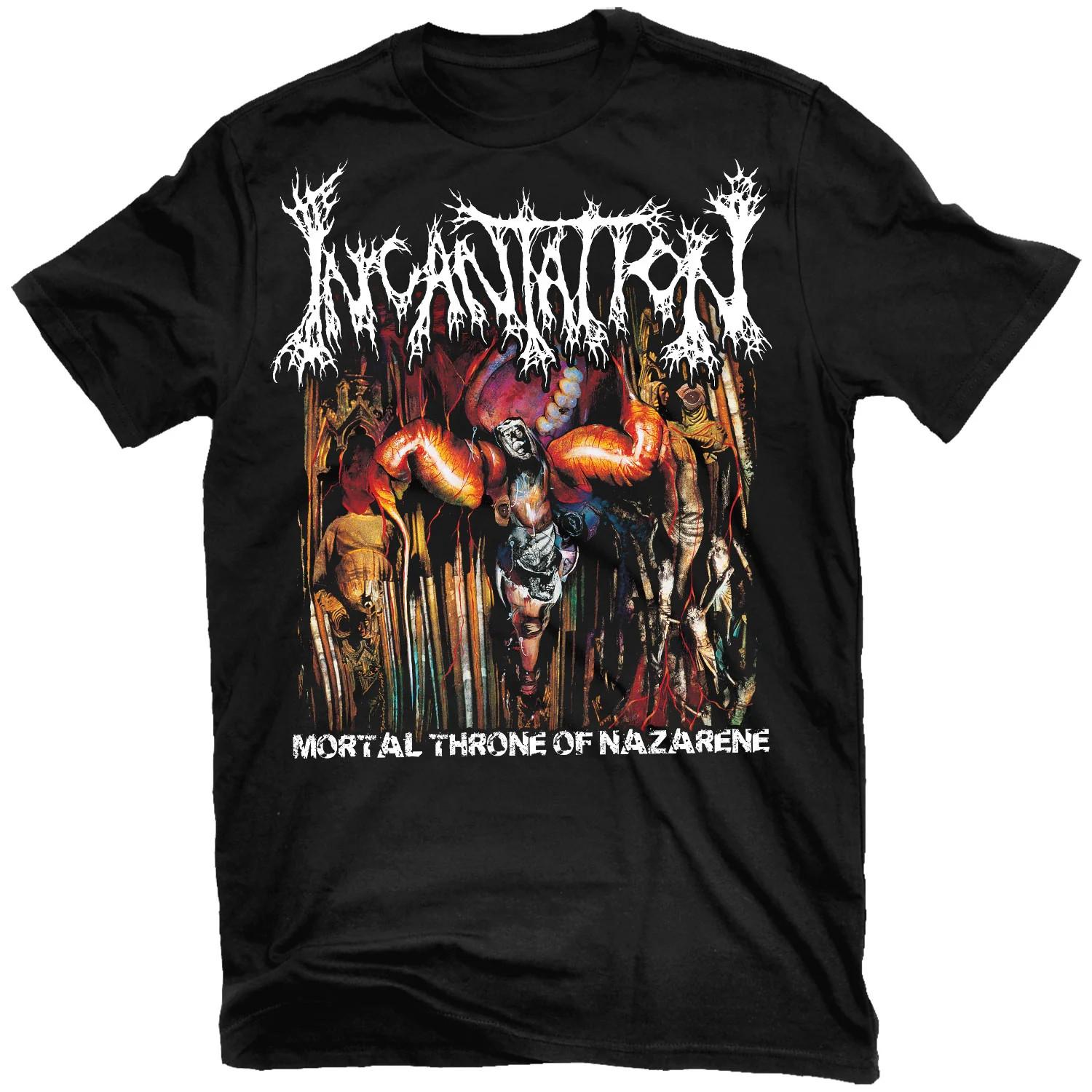 Incantation Mortal Throne of Nazarene T-shirt S