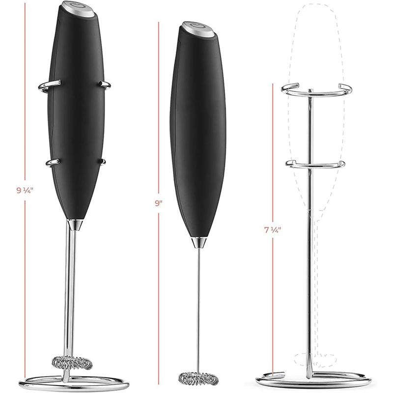 Powerful Milk Frother, Milk Frother and Steamer Foam Maker for Coffee with Upgraded Titanium Motor for Frappe, Matcha