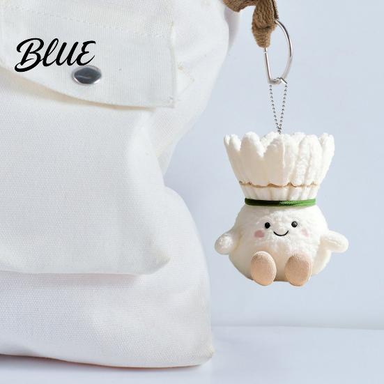 Creative Hanging Ornament Badminton Plush Keychain Cute Shuttlecock Stuffed Toy for Bag Car Kawaii Decor Decor Soft Mini Pendant Gift Fans