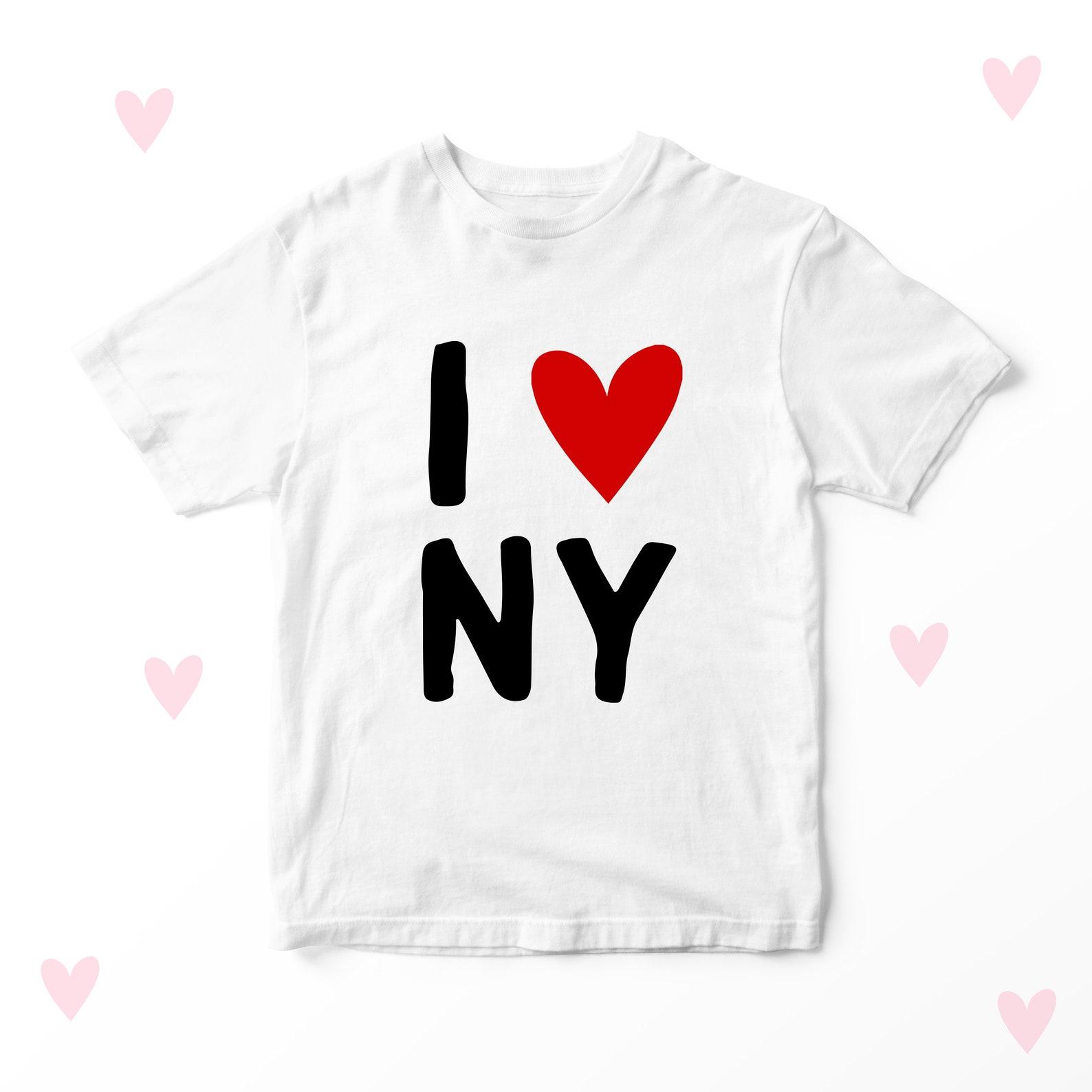 New York NYC Kids T-shirt Toddler Baby Clothing Personalised 140