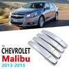 Chromowane uchwyty pokrywa tapicerka dla Chevrolet Holden Malibu 2013 2014 2015 akcesoria samochodowe naklejki Auto Styling 8th 8 Gen