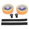 2PCS Bike Handlebar Wrap Straps High Elastic PU and EVA Gradient Colorful Damping Bike Bar Tape for Cycling Riding