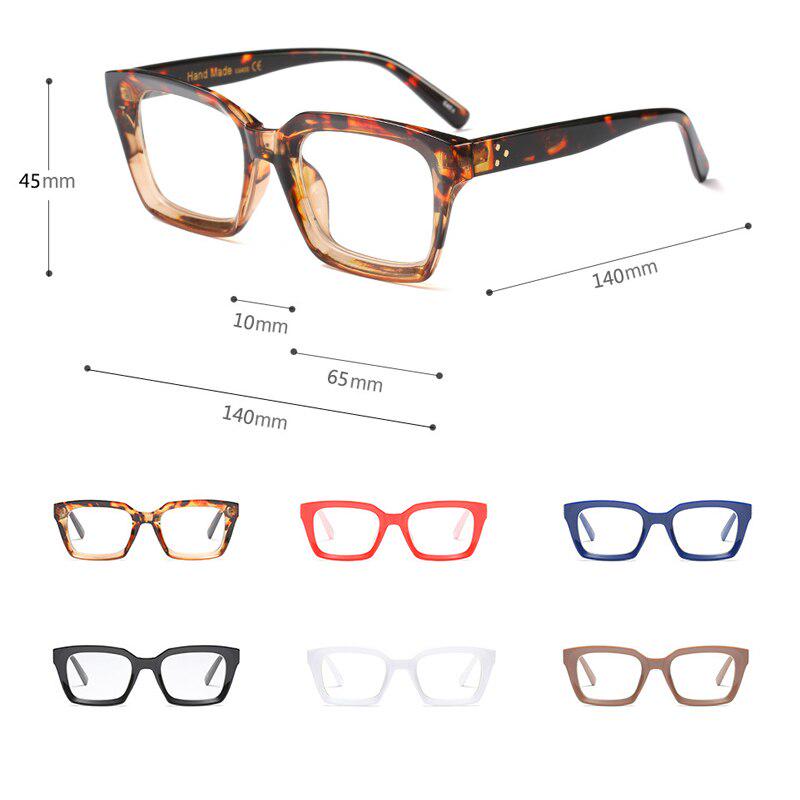 SHAUNA Classic Nail Women Square Glasses Frame