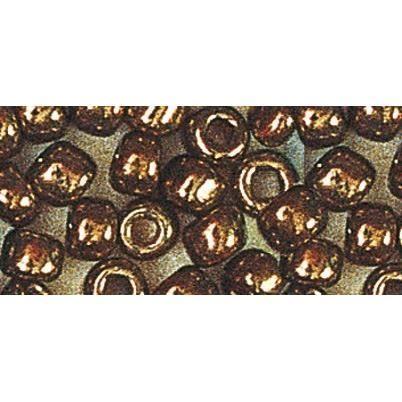 RAYHER Rocailles - Ø 2 mm - Avec garniture d'argent - Cuivre - Boîte de 17 g