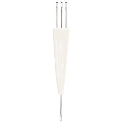 Herramienta de transferencia de 6,5 mm de paso 1x3 para máquina de tejer, aguja de transferencia para caña plateada LK150