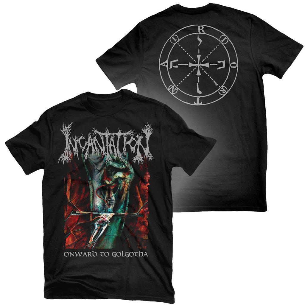 Incantation  Ritual  Rock Band Graphic Tee  Cotton Round Neck Casual Unisex Tshirt Summer Top
