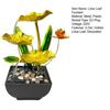 Golden Lotus Leaf Fountain Decoration 3-Tier Indoor Flower Leaves Relaxation Waterfall Fountain Fish Tank Home Office Living Room Desktop Fengshui