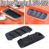 Car Air Outlet Decoration Cover Engine Cooling Bonnet Hood Vent Air Vents Scoop Duct For Jeep Wrangler JL 2018