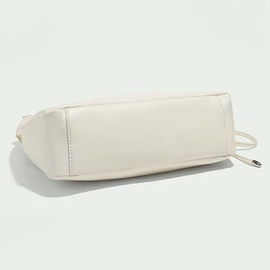 PETITCHOU Shoulder with Pleated Rush Perfect for Commuting or Korean Style Bag/Handbag Drawstring, Minimalist, Simple, Crossbody, Lightweight, School,