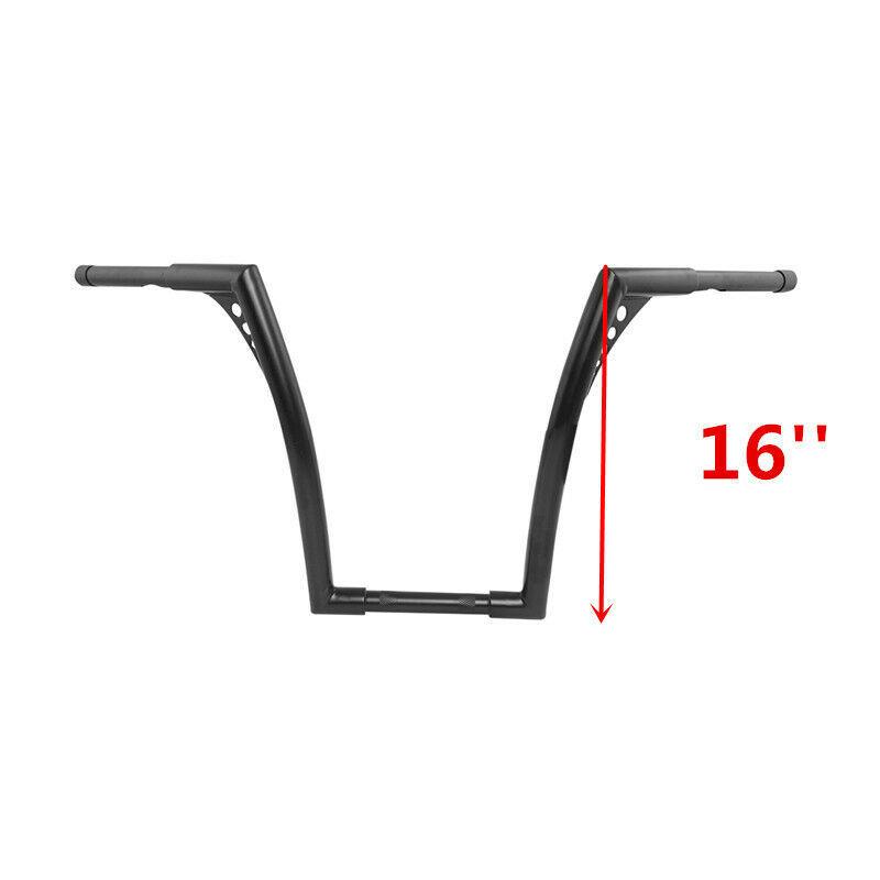 Manubrio Modificato per Moto Diametro 1-1/4 Pollici Per Sportster 883 Dyna 10/12/14/16/18 Pollici