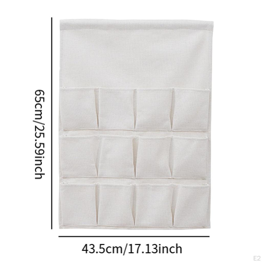 Hanging Storage Bag Organizer Wall Mount Closet Pockets Over The Door for