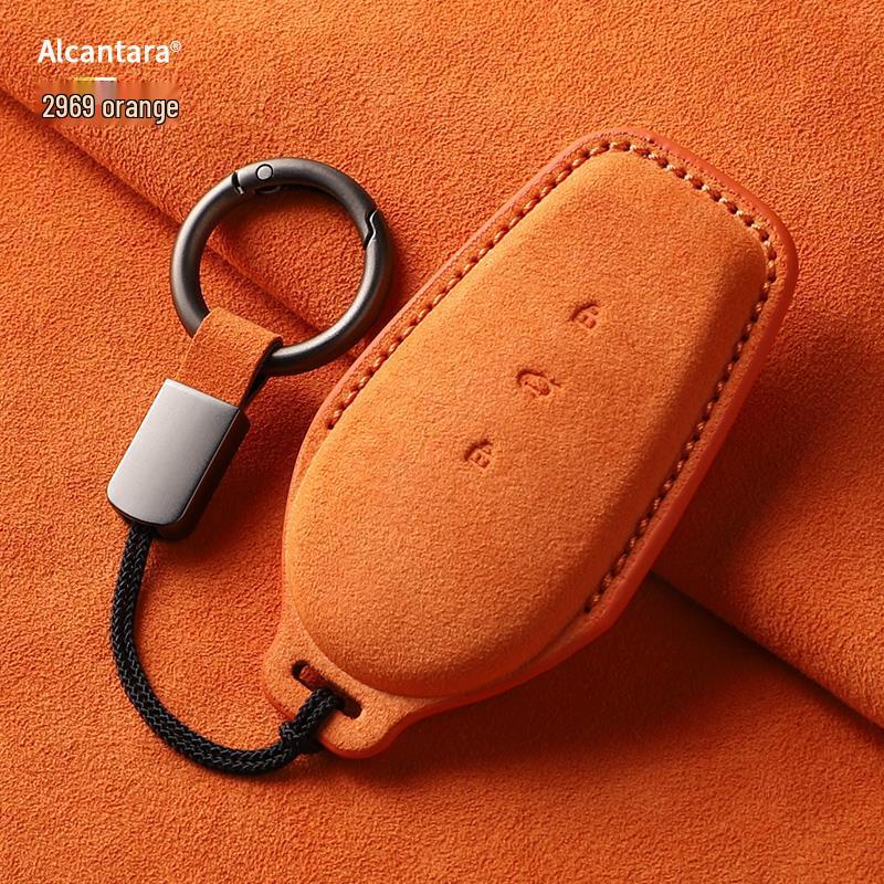 Suede Key Cover for 25 Nissan N7 Models: Fits 625Max, 510Pro & Air New EV Models.