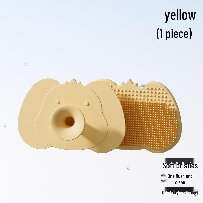 Silicone Baby Shampoo Sponge for Newborn Bath