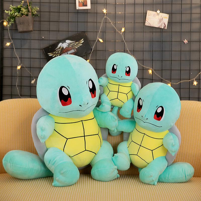 New Simulation Turtle Toy Squirtle Doll Plush Toy for Children Gift Throw Pillow