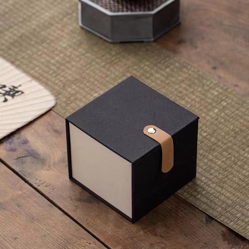 Handcrafted Jianzhan Tenmoku Glazed Ceramic Teacup - Large Creative Douli Tasting Bowl.