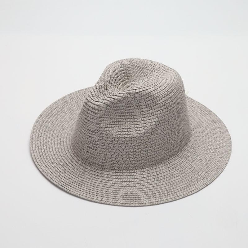 Hat Women Summer Beach Ladies Casual Panama Hat Men Jazz Cap Fashion Sun Hats Female Wide Brim Outdoors Gorro Chapeu Floppy