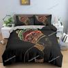 African Woman Duvet Cover Set 3D Cartoon Printed Bedding Set Pillowcase Bedroom Decor King Queen Twin Size Bedclothes741
