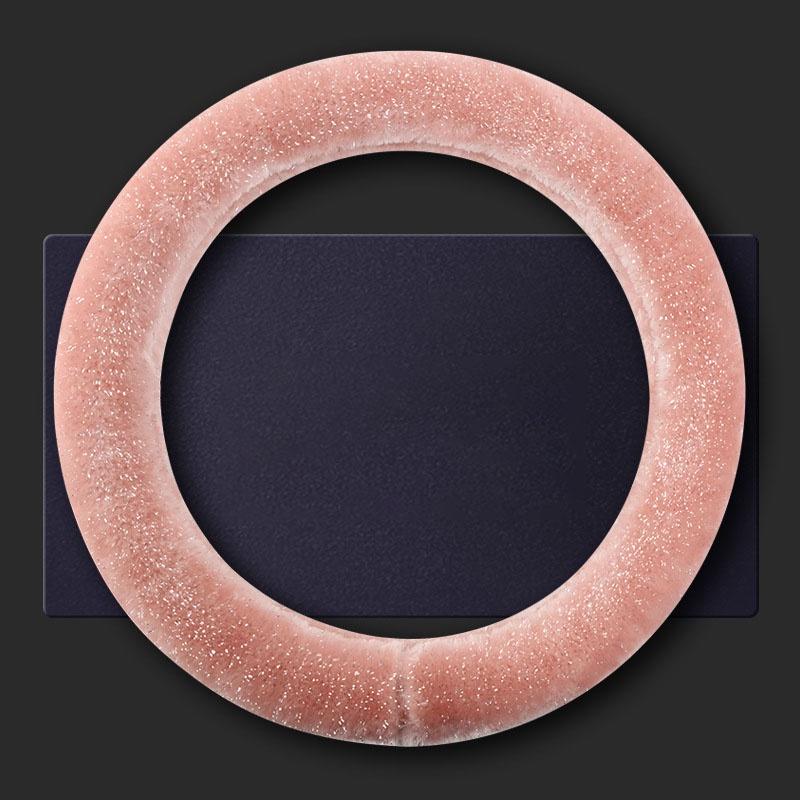 Novinka Plyšový Kožešinový Potah na Volant Auta Silný Teplý A Protiskluzový