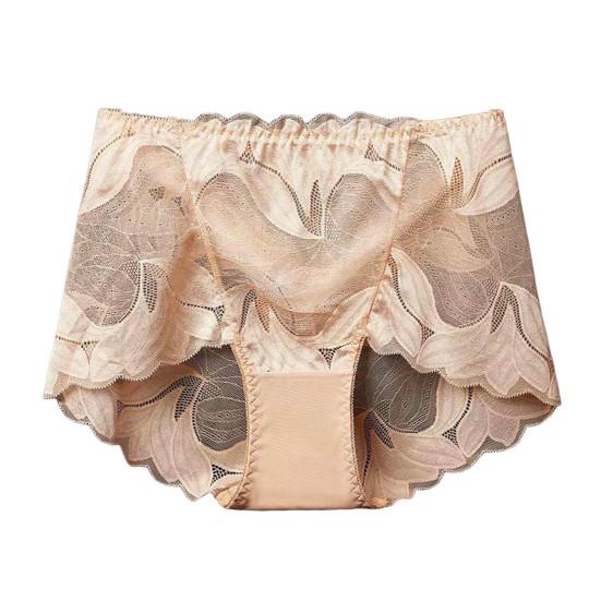 Women Panties Mid Waist Stretchy Seamless Quick Drying See-through Lace Sexy Ladies Boyshorts Briefs Underpants Daily