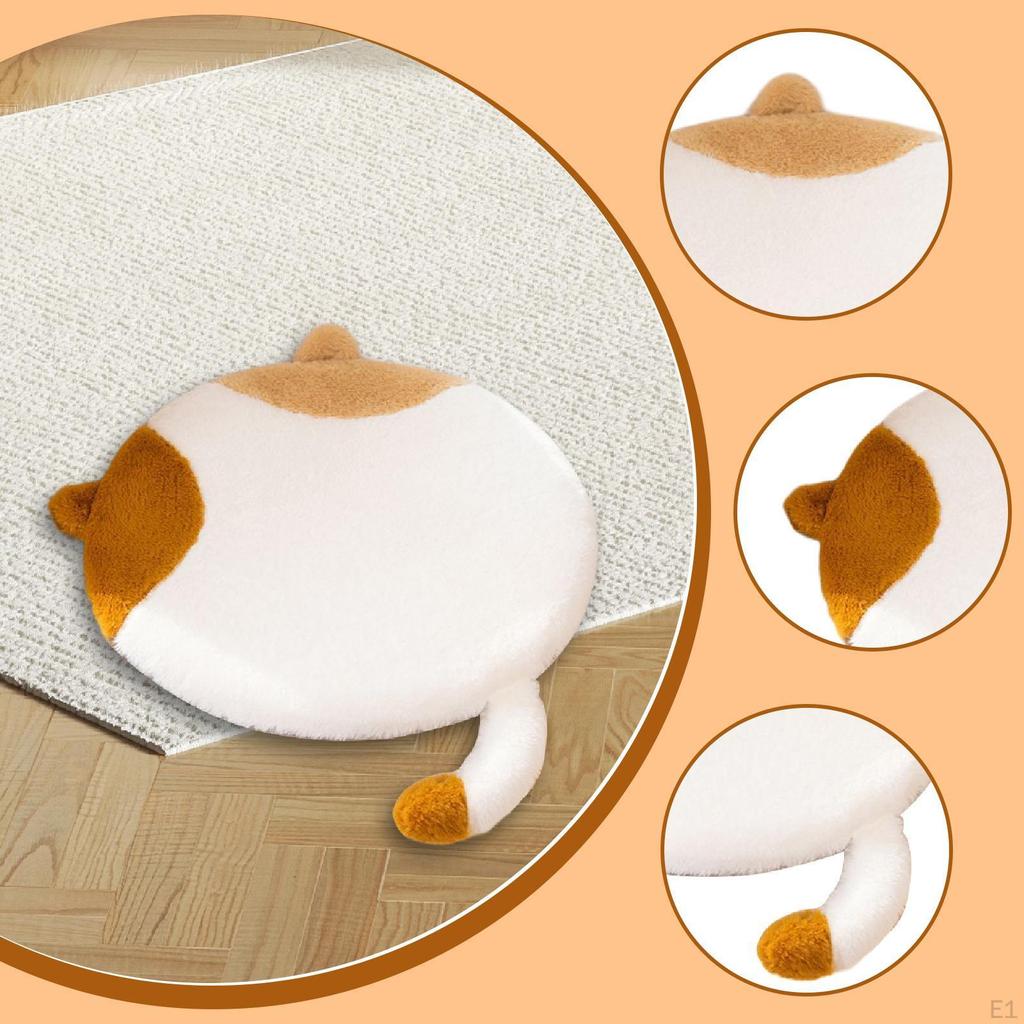 Cat Design Seat Cushion for Chairs, Easy To Clean Pad Multiple Uses