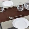 STYLE Decor Table Runner, Laminated, Waterproof, Scandinavian Style, Table Centerpiece, 130cm, Wipeable, Solid Brown, W2703410