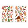 Gommettes - Famille - Pain d'épices - 93 pièces - Multicolore - Thème Noël